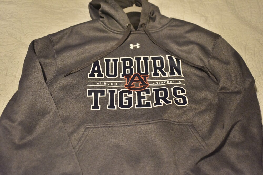Under Armour Auburn Tigers Hoodie Adult XL Gray Men’s 019
